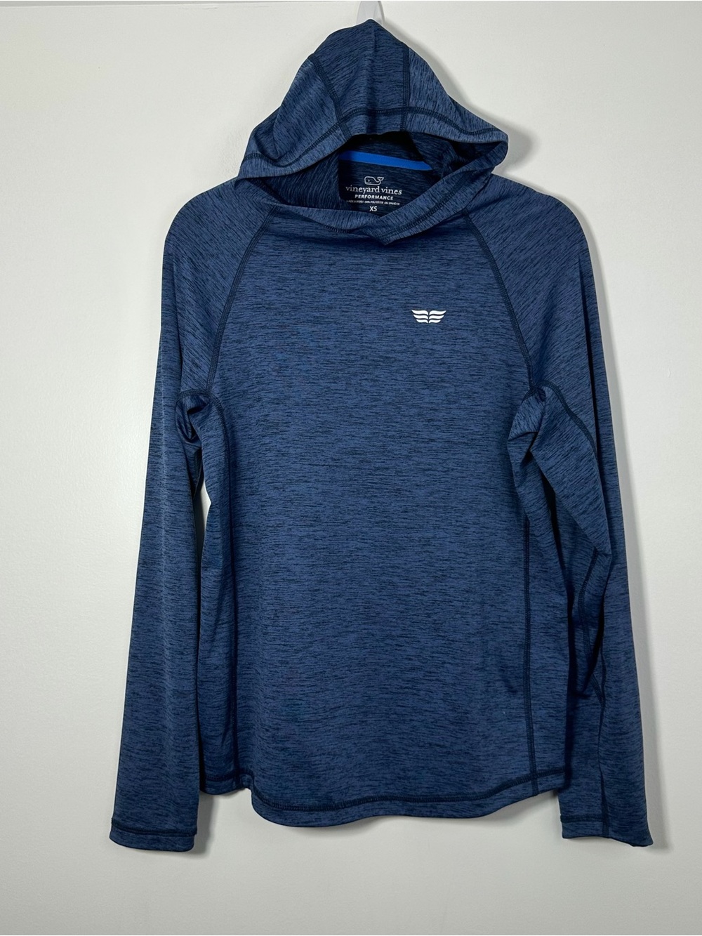 Vineyard Vines Performance Women’s XS Blue Hooded Long Sleeve Shirt